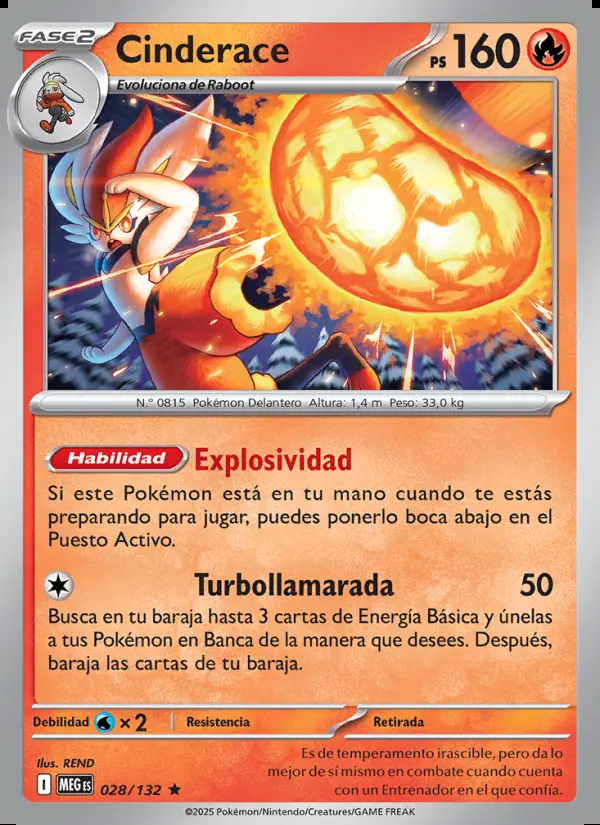 Image of the card Cinderace