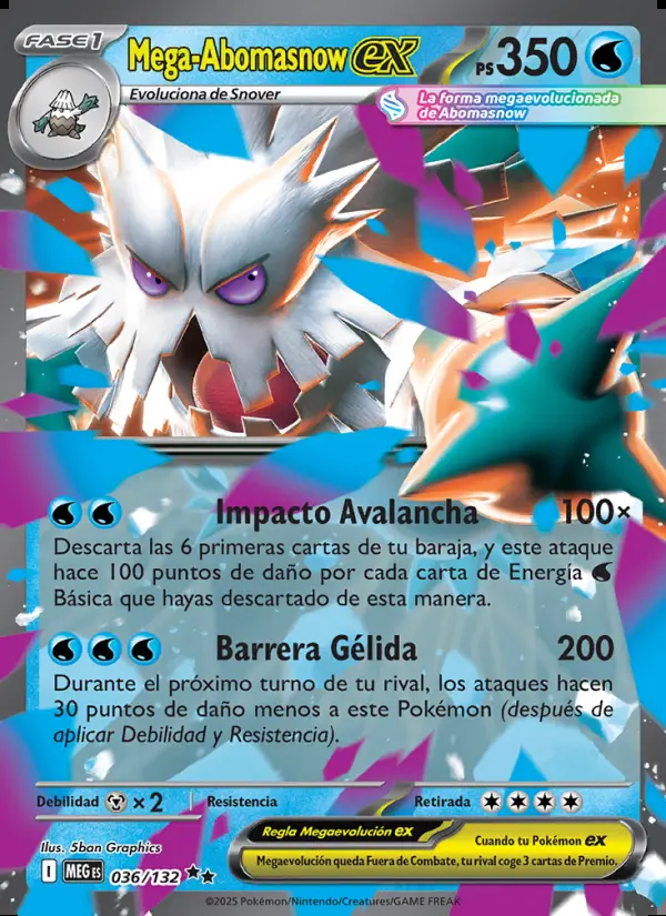 Image of the card Mega-Abomasnow ex