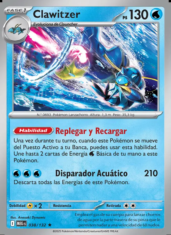 Image of the card Clawitzer