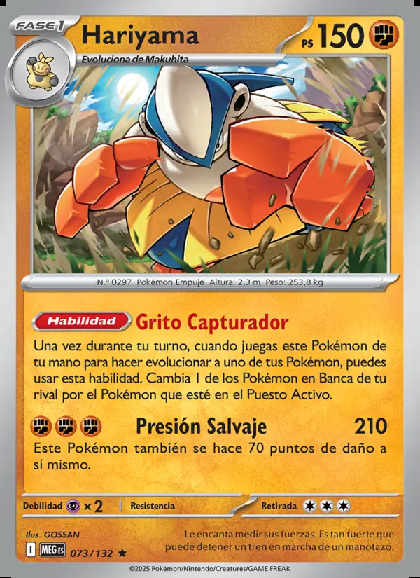 Image of the card Hariyama