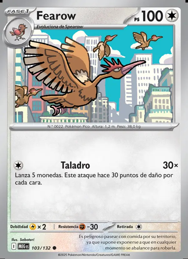 Image of the card Fearow