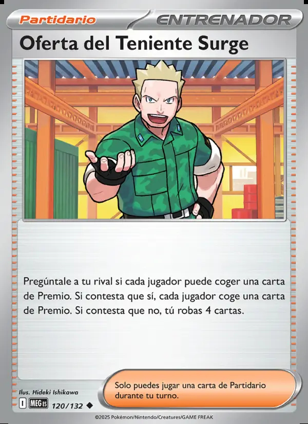 Image of the card Oferta del Teniente Surge
