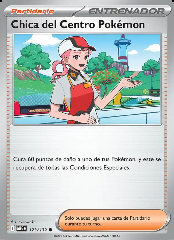 Image of the card Chica del Centro Pokémon