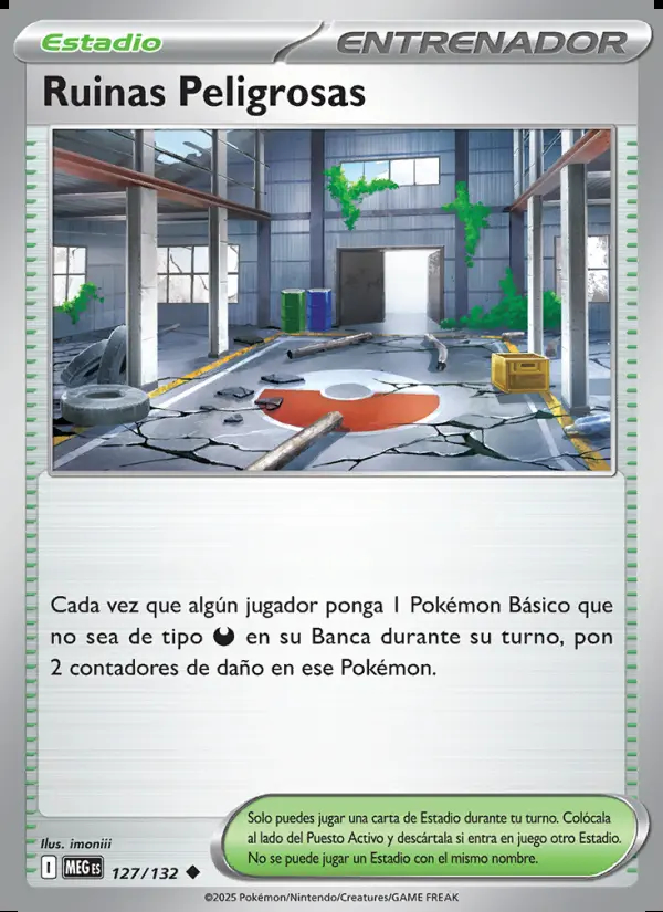 Image of the card Ruinas Peligrosas
