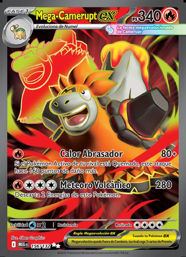 Image of the card Mega-Camerupt ex