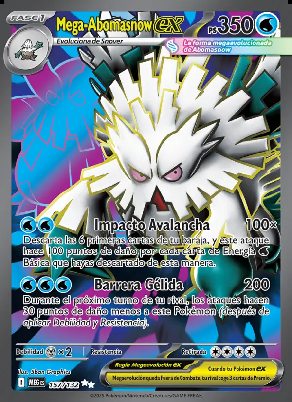 Image of the card Mega-Abomasnow ex