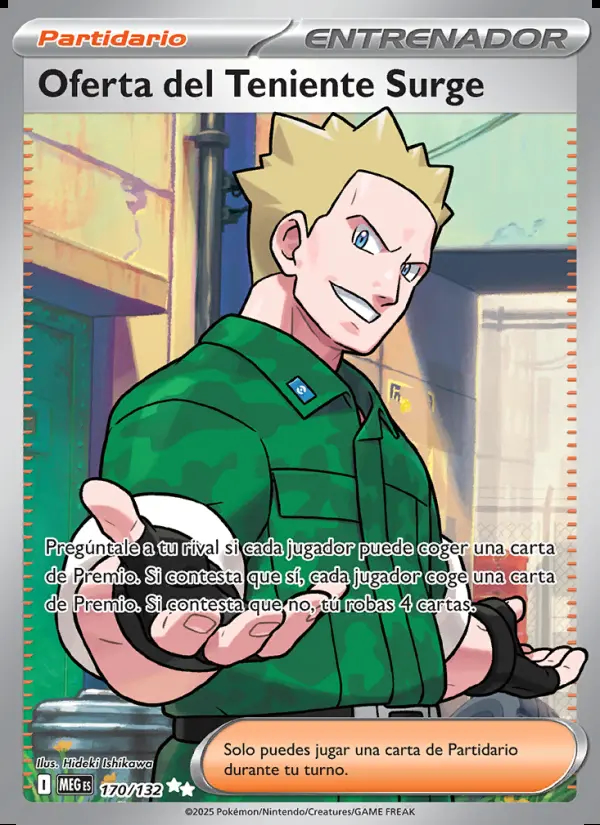 Image of the card Oferta del Teniente Surge