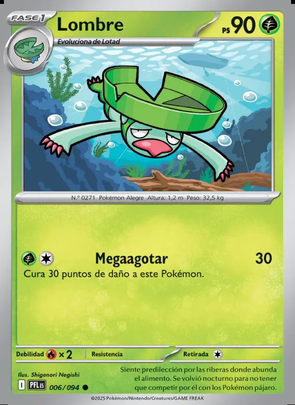 Image of the card Lombre