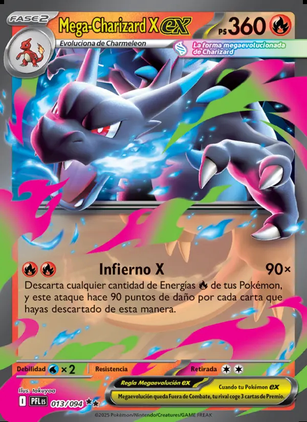 Image of the card Mega-Charizard X ex