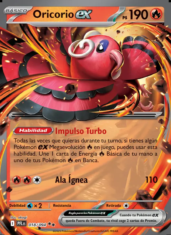 Image of the card Oricorio ex