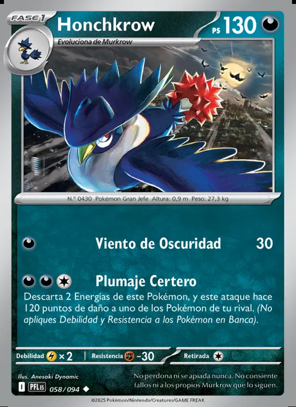 Image of the card Honchkrow