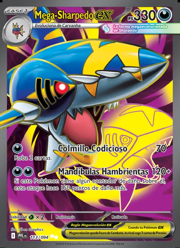 Image of the card Mega-Sharpedo ex