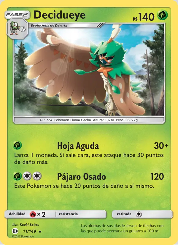 Image of the card Decidueye