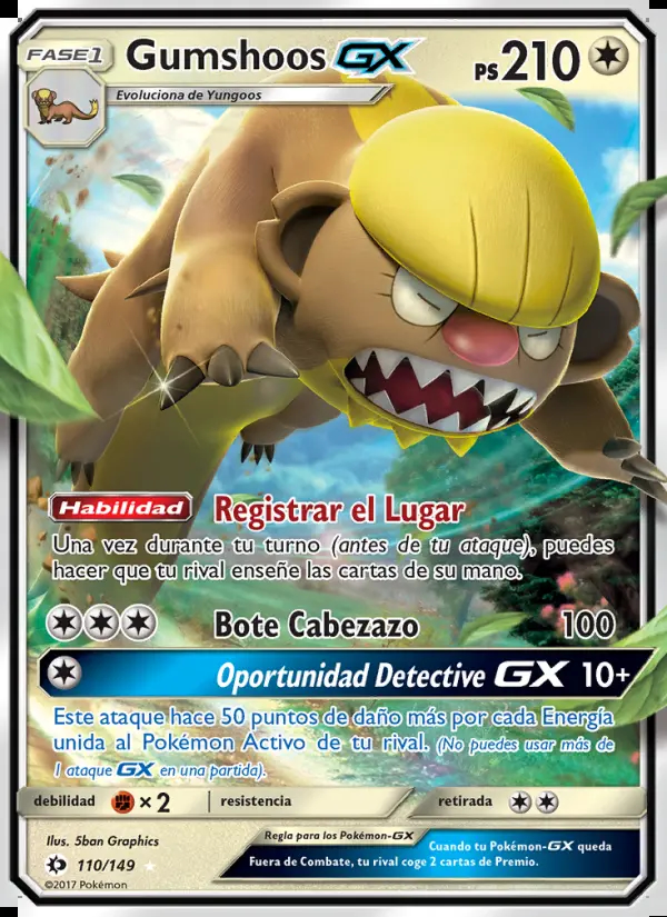 Image of the card Gumshoos GX