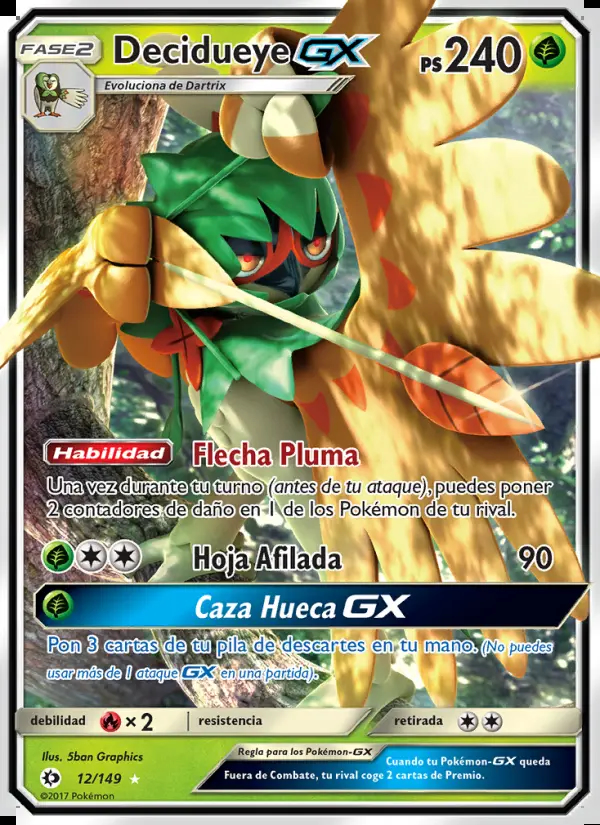 Image of the card Decidueye GX