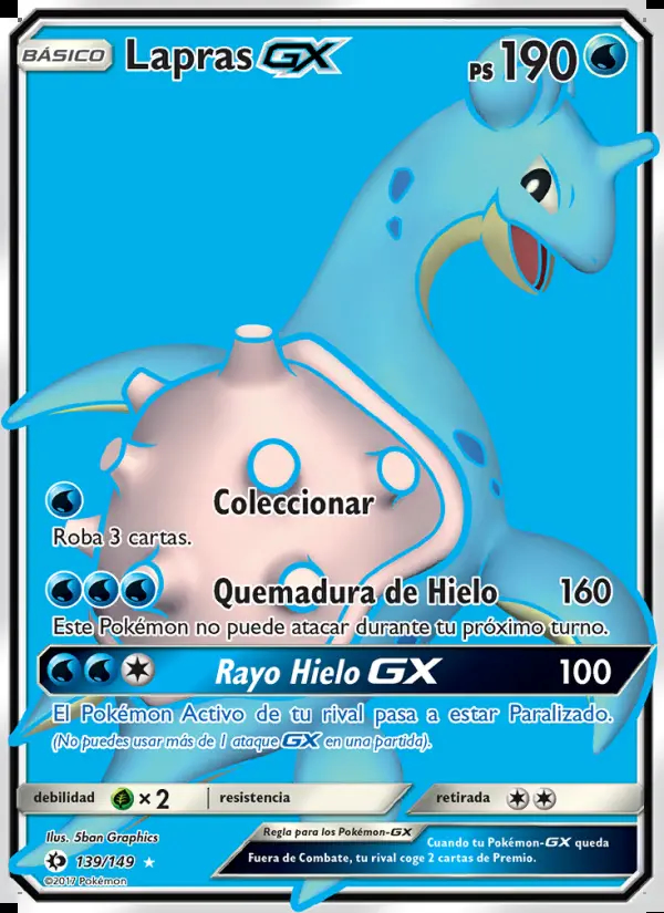 Image of the card Lapras GX