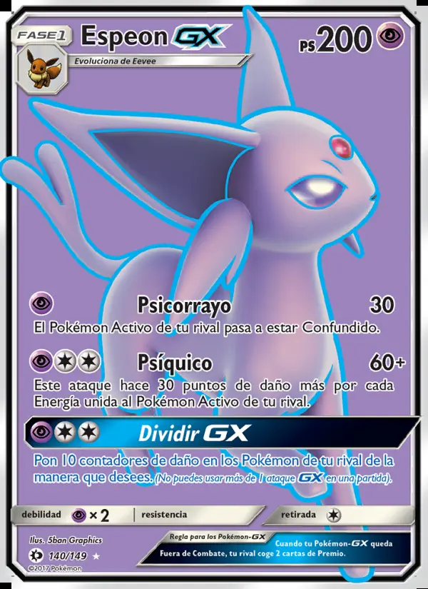 Image of the card Espeon GX