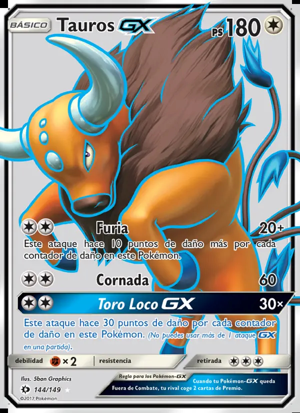 Image of the card Tauros GX