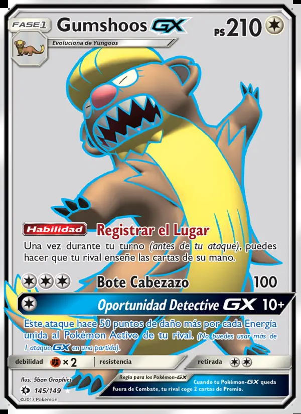 Image of the card Gumshoos GX