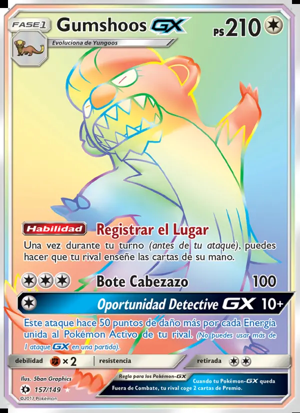 Image of the card Gumshoos GX