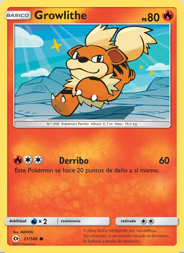 Image of the card Growlithe