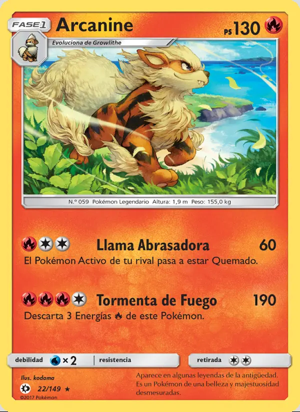 Image of the card Arcanine