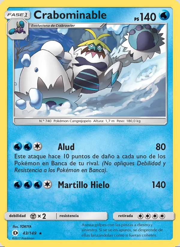 Image of the card Crabominable