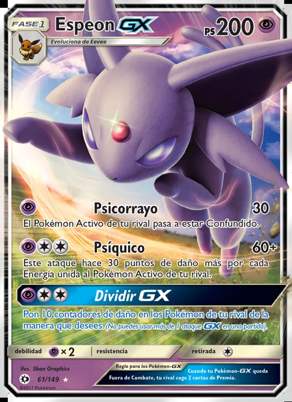 Image of the card Espeon GX