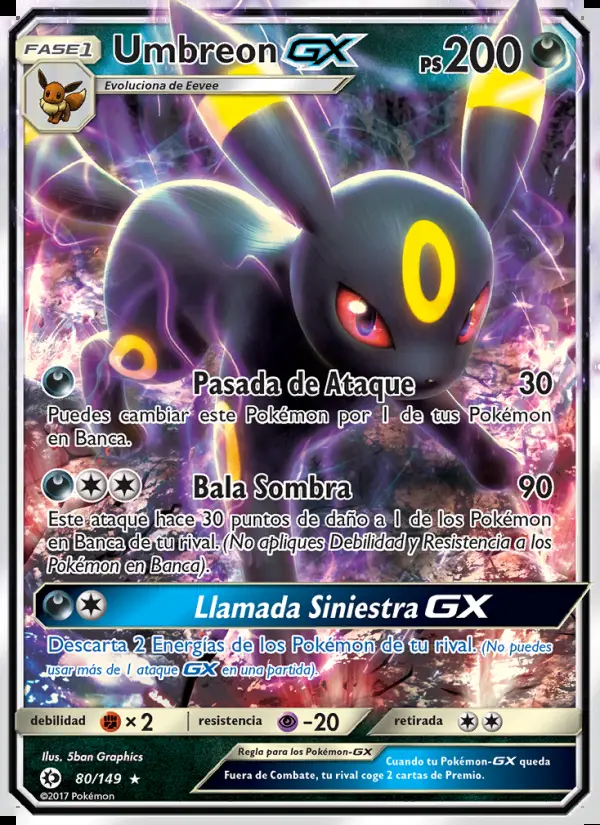 Image of the card Umbreon GX