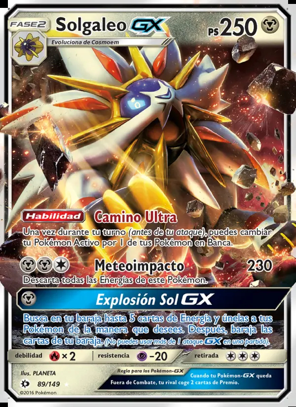 Image of the card Solgaleo GX