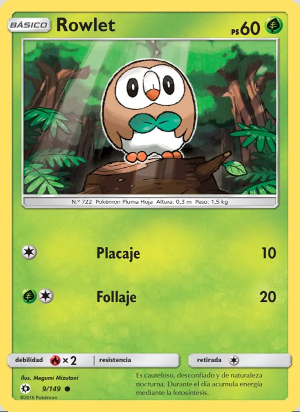 Image of the card Rowlet