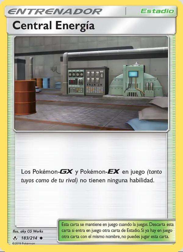 Image of the card Central Energía