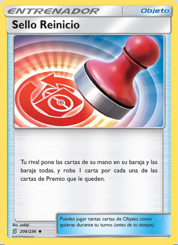 Image of the card Sello Reinicio