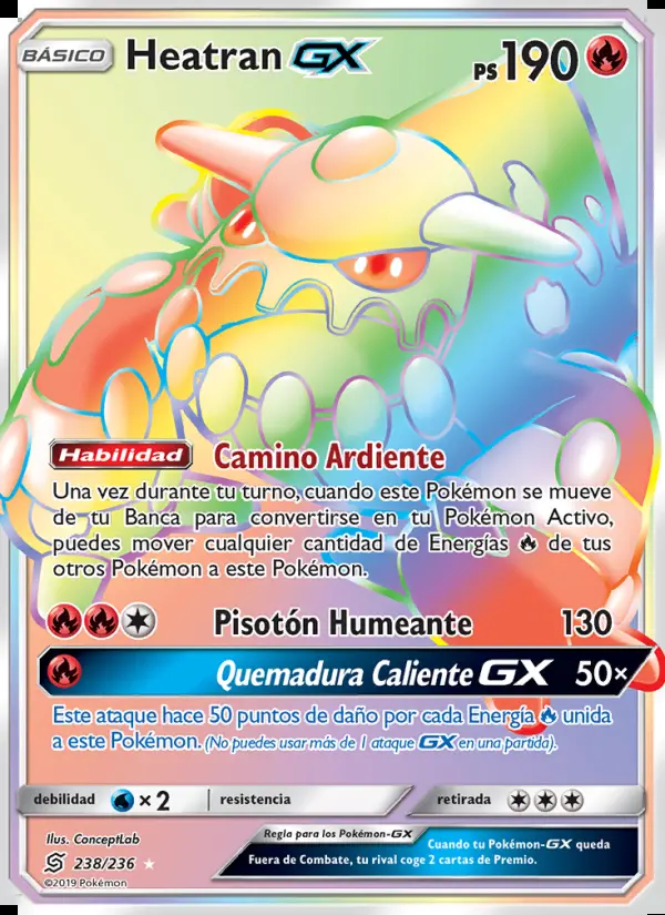 Image of the card Heatran GX