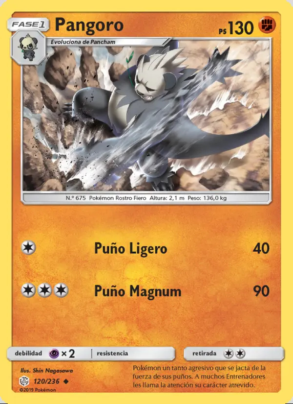 Image of the card Pangoro