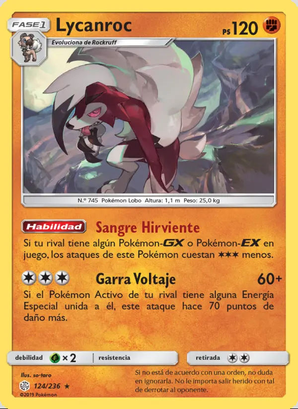 Image of the card Lycanroc