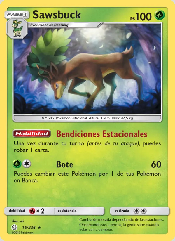 Image of the card Sawsbuck