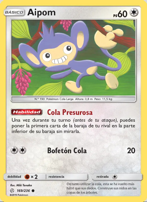 Image of the card Aipom