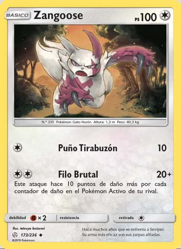 Image of the card Zangoose