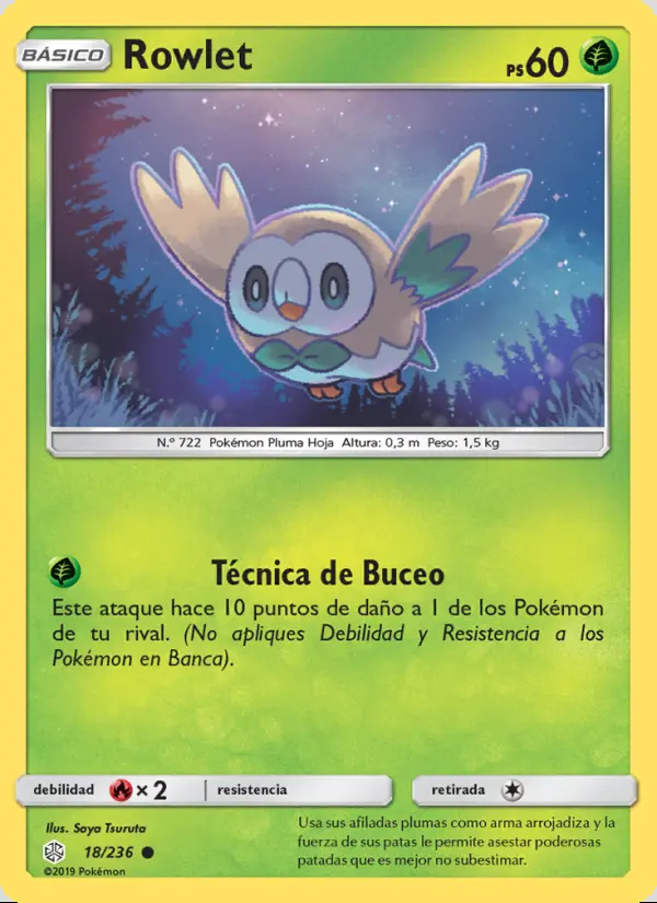 Image of the card Rowlet