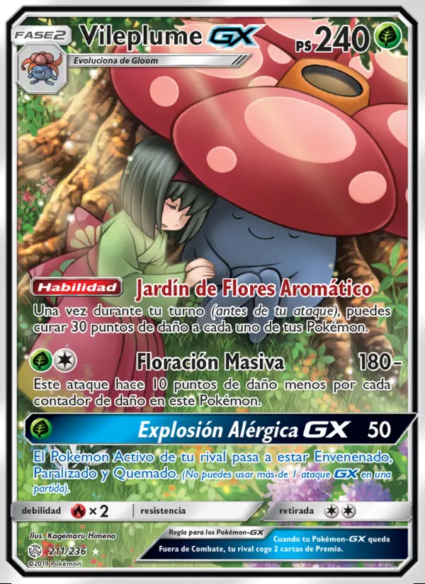 Image of the card Vileplume GX