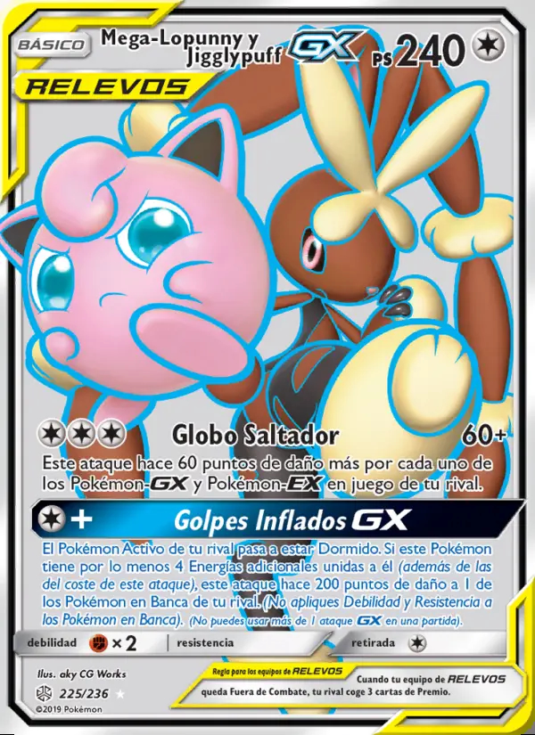 Image of the card Mega-Lopunny y Jigglypuff GX