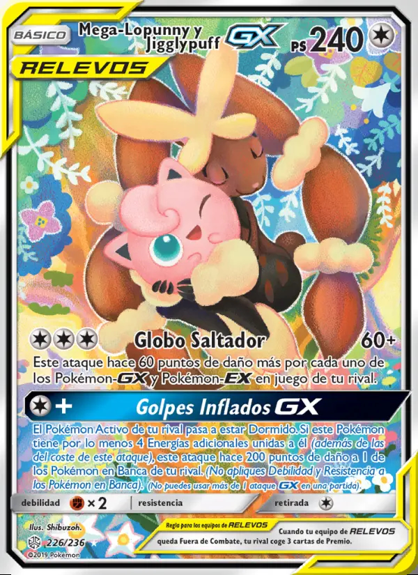 Image of the card Mega-Lopunny y Jigglypuff GX