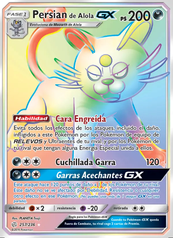 Image of the card Persian de Alola GX