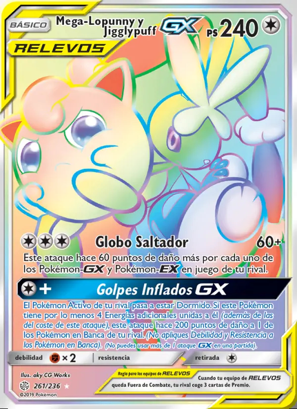 Image of the card Mega-Lopunny y Jigglypuff GX