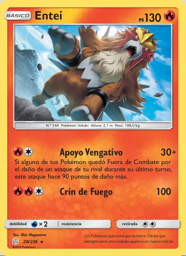 Image of the card Entei