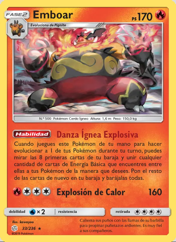 Image of the card Emboar