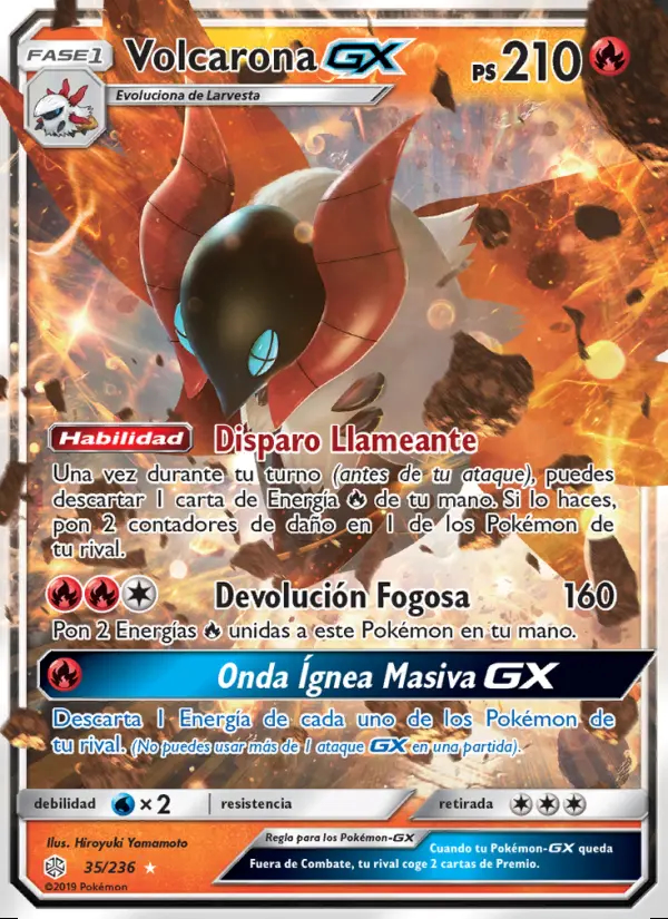 Image of the card Volcarona GX