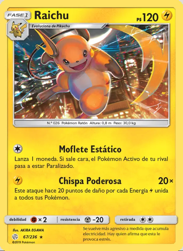 Image of the card Raichu