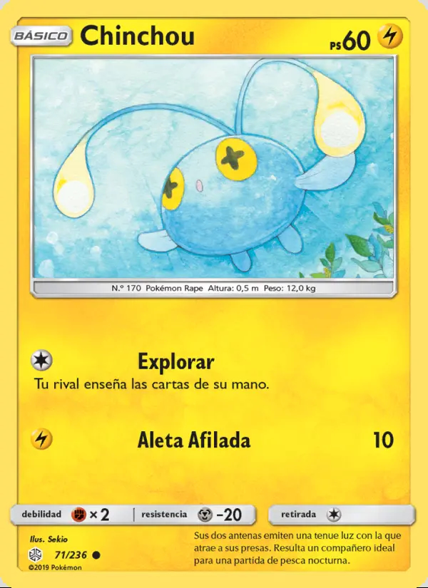 Image of the card Chinchou